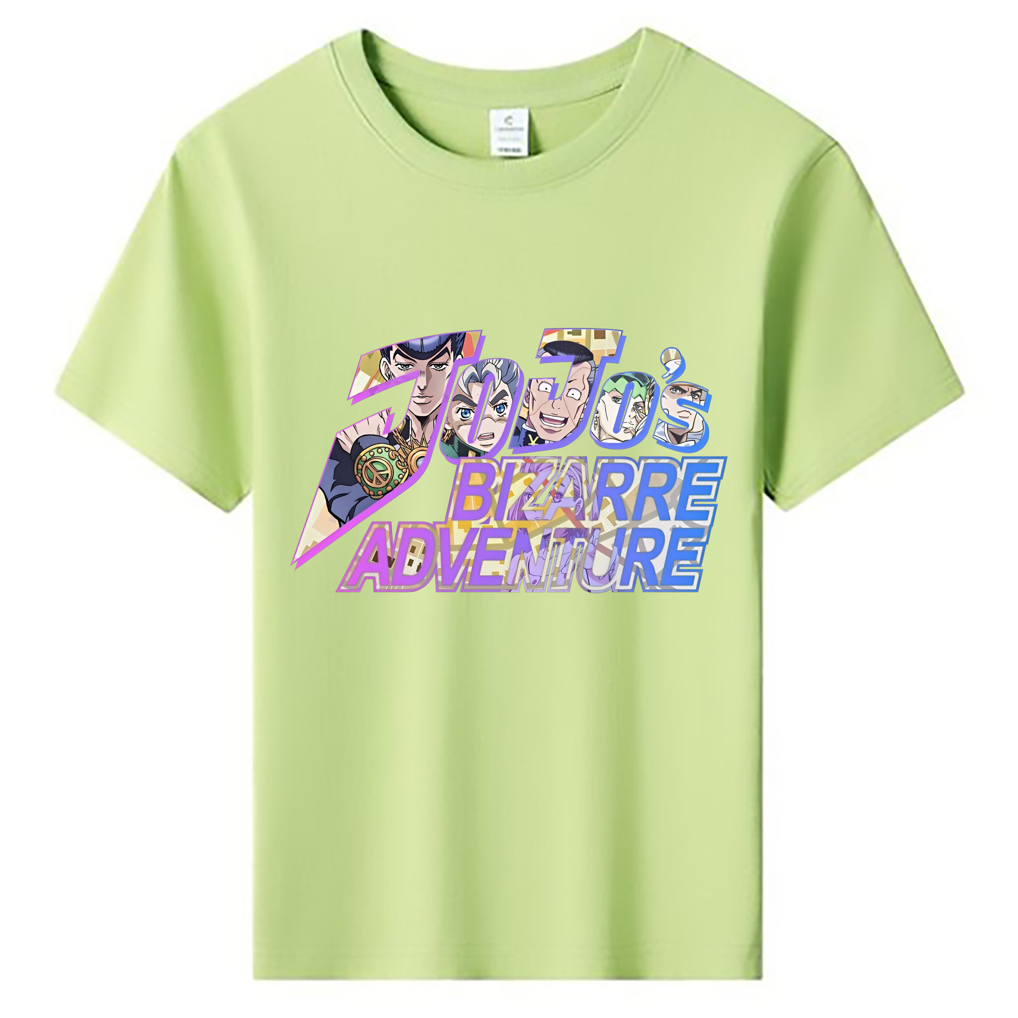 （画像用） ジョジョの奇妙な冒険 JoJo's Bizarre Adventure 綿100％キッズTシャツ（フロントプリント）